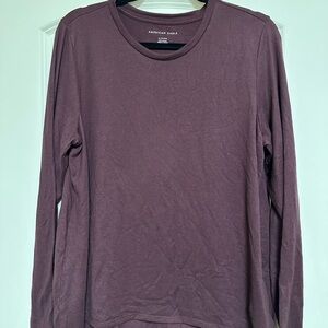 Soft American Eagle Maroon Sweater